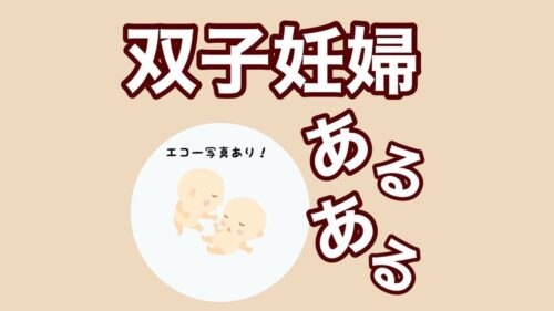 双子妊娠あるある